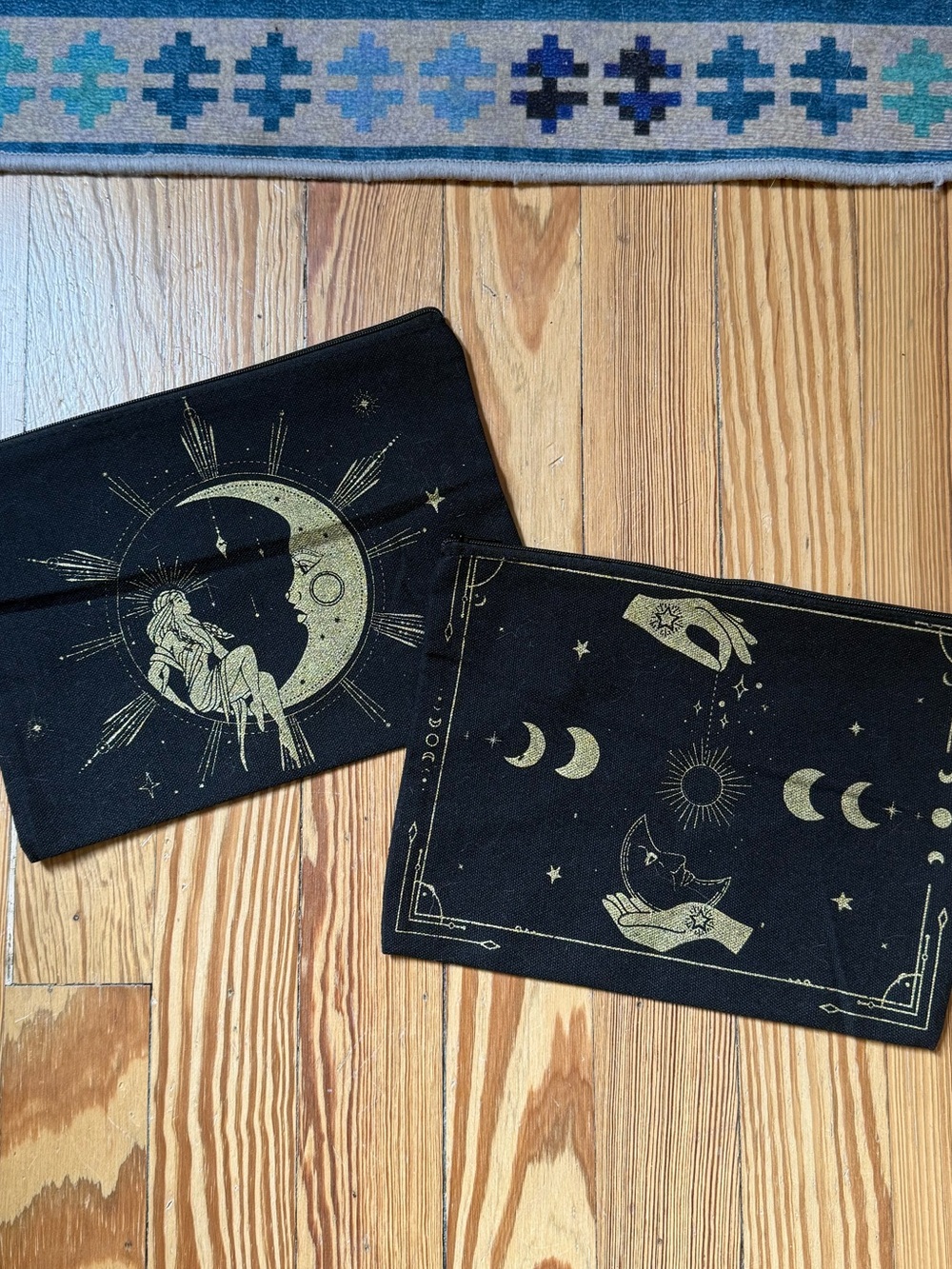 Celestial Goddess Gift Set with Pouch, Black Obsidian Heart, Bracelets, Earrings - Picture 9 of 9